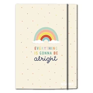 Gumis mappa STREET A/4 Rainbow