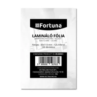 Lamináló fólia FORTUNA 83x113mm 125 mikron fényes 100/dob