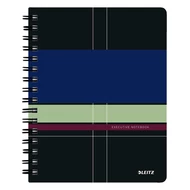 Spirálfüzet LEITZ Executive A/5 PP 80 lapos kockás