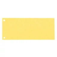 Elválasztócsík ESSELTE 105x240mm karton sárga 100 db/csomag
