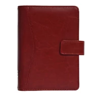 Gyűrűs kalendárium SATURNUS M231 sárga lapos bordó műbőr 2025.