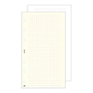 Gyűrűs kalendárium betét SATURNUS L327 négyzethálós jegyzetlap sárga lapos