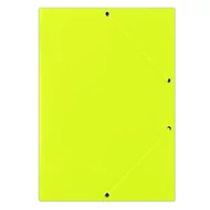 Gumis mappa DONAU A/4 karton sárga