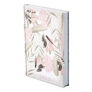 Határidőnapló TOPTIMER Joy J021 A/5 napi fehér lapos Levelek UV 2025.