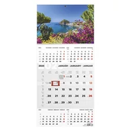 Speditőrnaptár TOPTIMER T076 1 tömbös 5 havi Táj 2025.