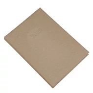 Határidőnapló REALSYSTEM Standard B/5 napi fehér lapos drapp 2025.