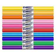 Krepp papír 50x200cm mix vegyes színek 10 db/csomag