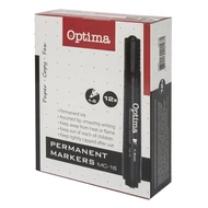 Alkoholos marker OPTIMA vágott fekete