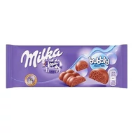 Csokoládé táblás MILKA Bubbly milk 90 g