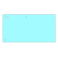 Elválasztócsík DONAU 105x235 mm karton kék 100 darabos