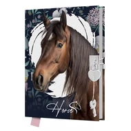 Emlékkönyv JUNIOR Horse szív alakú lakattal