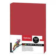 Fénymásolópapír színes OPTIMA A/4 80 g piros 500 ív/csomag