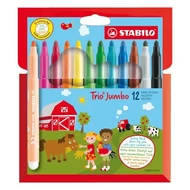 Filctoll STABILO Trio Jumbo 12 darabos
