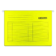 Függőmappa DONAU A/4 karton sárga 25 darabos