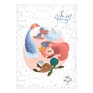 Füzet vonalas STREET A/5 54 lapos Mermaid