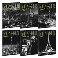 Füzet kockás ARS UNA A/4 40 lapos Extra kapcsos Night Life