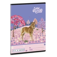 Füzet kockás ARS UNA A/5 32 lapos 27-32 Cute Animals-Horse