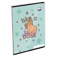Füzet kockás LIZZYSULI A/4 32 lapos 87-32 Lollipop Capybara