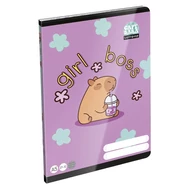 Füzet kockás LIZZYSULI A/5 32 lapos 27-32 Lollipop Capybara