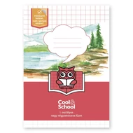 Füzet kockás Okos Bagoly A/5 nagykockás bekötött