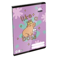Füzet sima LIZZYSULI A/5 32 lapos 20-32 Lollipop Capybara