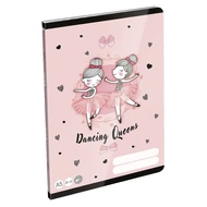 Füzet sima LIZZYSULI A/5 32 lapos 20-32 Tiny Dancer Lovely Ballerina
