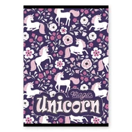 Füzet sima Magical Unicorn A/5 20-32 vegyes minták