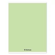 Füzet vonalas FORTUNA Monocolor A/4 32 lapos 81-32 pasztell zöld