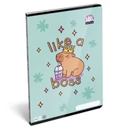 Füzet vonalas LIZZYSULI A/4 32 lapos 81-32 Lollipop Capybara