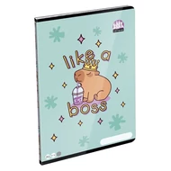 Füzet vonalas LIZZYSULI A/4 32 lapos 81-32 Lollipop Capybara