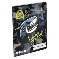 Füzet vonalas LIZZYSULI A/5 32 lapos 14-32 1.osztályos  Shark Attack