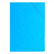 Gumis mappa A/4 prespán világoskék 345 g