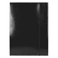 Gumis mappa OPTIMA A/4 fekete 400 g