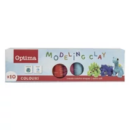 Gyurma OPTIMA színes 200 g 10 darabos