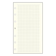 Gyűrűs kalendárium betét SATURNUS S327 négyzethálós jegyzetlap sárga lapos