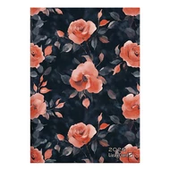 Határidőnapló LIZZY CARD B/6 heti keménytáblás Night roses 2026.