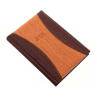 Határidőnapló REALSYSTEM Prémium A A/5 napi sárga lapos barna 2021.