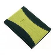 Határidőnapló REALSYSTEM Prémium A A/5 napi sárga lapos zöld 2021.