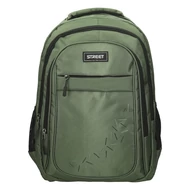 Hátizsák STREET Round Minimalistic Verde