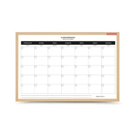 Havi tervezőtábla MEMOBE mágneses 40x60 cm