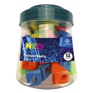 Hegyező ASTRA műanyag neon 1 lyukú