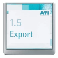 Irányítótábla DURABLE Click Sign 149x148,5 mm grafit