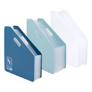 Irattartó papucs DELI Linfini A/4 harmónikás 13 rekeszes vegyes pasztell színekben