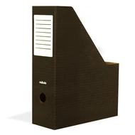 Irattartó papucs NEBULO 80 mm karton összehajtható fekete