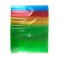 Irattasak OPTIMA A/4 patentos átlátszó színes vegyes 12 darabos