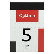 Jegyzettömb kockás OPTIMA 100x170mm 50 lapos