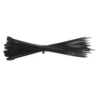 Kábelkötegelő-gyorskötőző 100mm x 2,5mm fekete 100 darabos