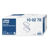 Kéztörlő hajtogatott TORK Extra Soft Singlefold H3 ("Z") 23x22 cm 200 lap fehér 2 rétegű 15 csomag/karton