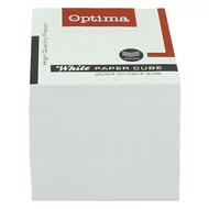 Kockatömb fehér OPTIMA 9x9x9 cm ragasztott