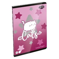 Leckefüzet LIZZYSULI A/5 40 lapos Kittok Stars Purrfect